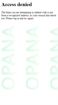 Mobile Screenshot of opana.org